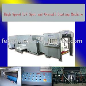 High Speed U.V Spot and Overall Coating Machine