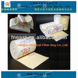 High temperature fiberglass nonwoven filter bag