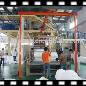 Highly welcomed 3.2m S/SS PP spunbonded non woven fabric production line