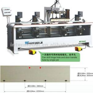 Hinge boring machine