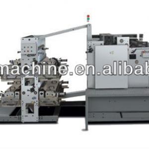 HL-1020A Automatic feeding Web Paper Flexo Printing Ruling and Slitting Machine for Note book, Exercise Book, account Book