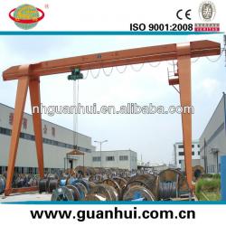 hoist electric single girde travelling gantry crane