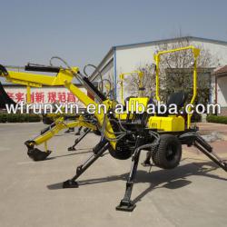 Honda engine factory direct mini excavator mini towable backhoe