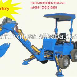 Honda engine gasoline towable backhoe