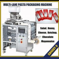 Honey/ketchup/shampoo/paste/sauce/liquid/juice/mayonnaise filling and packing machine