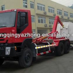 HONGYAN GENLYON Arm Roll Garbage Truck 400HP