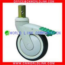 hopital equipment brake medical trolley caster