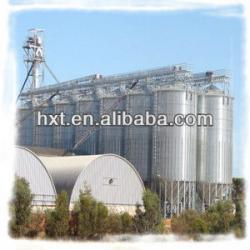 Hopper bottom grain storage system 600t corn silos galvanised bolts