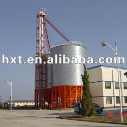 hopper bottom steel silo for rice