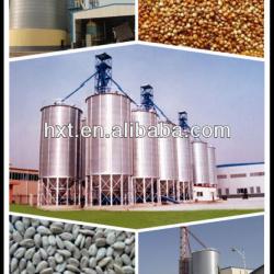 Hopper bottom steel silo for wheat,corn,barely and rice for plant