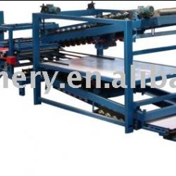 horizontal colored steel sandwich machine