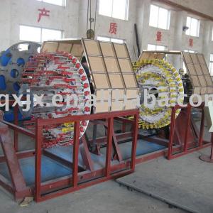 Horizontal double winding machine