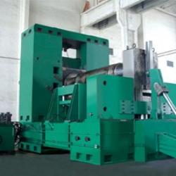 Horizontal down-adjusting rolling machine