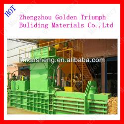 Horizontal manual hay strapping compress baler machine