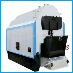 Horizontal single drum coal fired chain grate steam boiler DZL1-0.7-AII