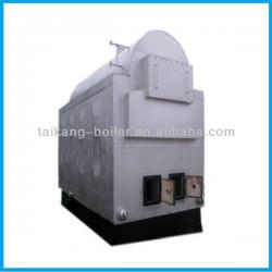 Horizontal single-drum hand-operated coal fired steam boiler