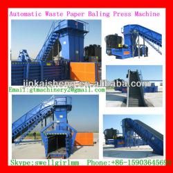 Horizontal type scrap paper baler machine on hot sale