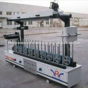 hot and cold glue combine profile wrapping machine