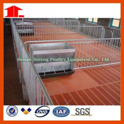 Hot Galvanized Rail, Plastic Slat Piglet Crate