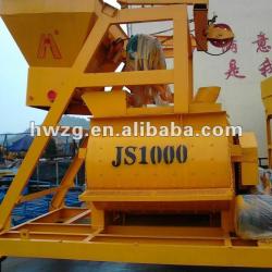 HOT high efficiency double horizontal JS1000 concrete mixer