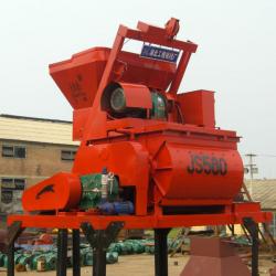 hot JS500 Double Shaft Force Concrete Mixer machinary