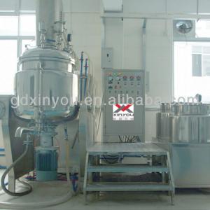 Hot sale outside circle cosmetic cream vacuum emulsifying machine