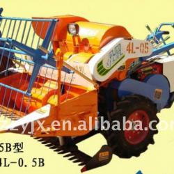 Hot selling 4L-0.5B wheat rice Mini Combine Harvester