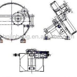 hot selling disk granulator for fertilizer with compact structure