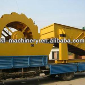 Hot selling low operation cost wheel sand washing machine