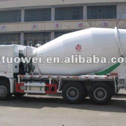 HOWO Chassis 10cbm 25 ton Concrete Mixer Truck for sale