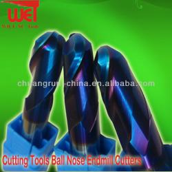 HRC60 Cutting Tools Ball Nose Endmill Cutters