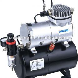 Hseng AS186 mini air compressor for hobby,tattoo