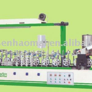 hshm450BF-A Profile wrapping machine(hot &cold glue)