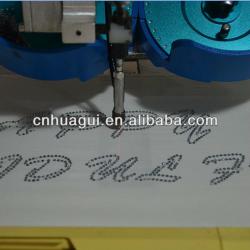 HUAGUI Rhinestone Monogram Machine For Sale Used in T-shirt