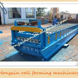 HX 750 Automatic roof board color steel cold roll forming machine