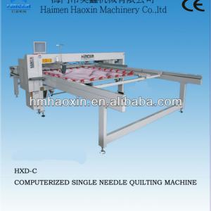 HXD-26C computerized long arm single needle quilting machine,mattress makin machine