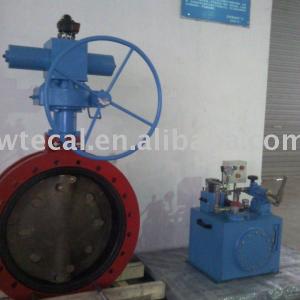 hydraulic butterfly valve