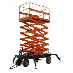 hydraulic four wheels mobile scissor lift platform