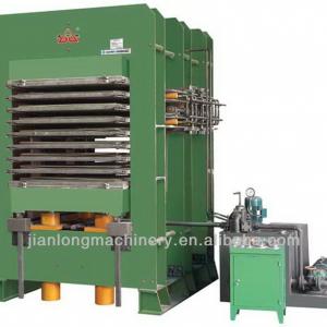 Hydraulic hot press for decoration board