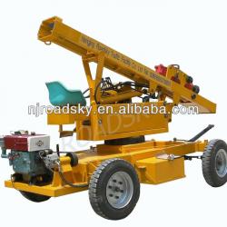 Hydraulic Metal Highway Guardrail Installation Machine