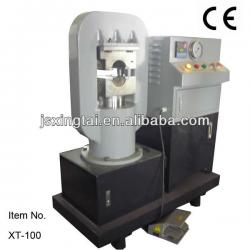 Hydraulic pressing machine for steel rope