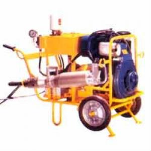 Hydraulic Rock Splitter Gasoline Driven Stone Splitting Machines