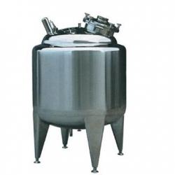 Hygienic stainless steel storage tank