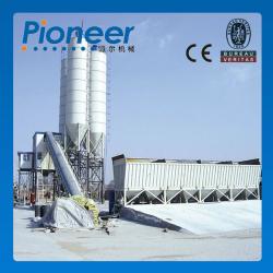 HZS Series ready mixed concrete batching plant from China to Africa