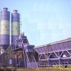 HZS75concrete batching plant