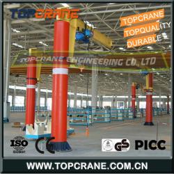 I beam Free Standing Jib Crane with chain hoist