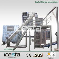 ICESTA tube ice making machine with ice packing machine