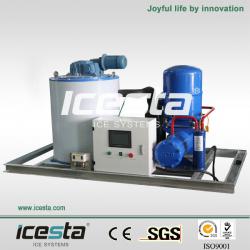 ICESTA water cooling ice flake machine with touch screen controller