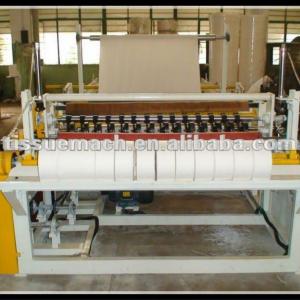 Industrial roll slitting rewinder machine