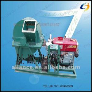 industrial wood crusher with diesel engine